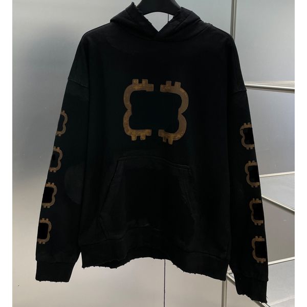 8.19 fashion vintage letter print hooded kangaroo pocket loose hoodie men's women's hoodies & sweatshirts, Black
8.19 fashion vintage letter print hooded kangaroo pocket loose hoodie men's women's hoodies & sweatshirts, Black