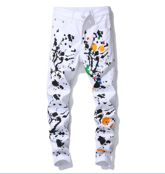 whole luxury fashion painting white jeans 2018 new designer men jeans famous brand slim fit mens printed jeans biker denim pan9334815, Blue
whole luxury fashion painting white jeans 2018 new designer men jeans famous brand slim fit mens printed jeans biker denim pan9334815, Blue