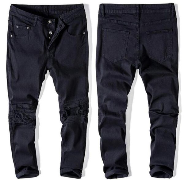 2019 vintage designer men jeans black slim fit denim buttons pants classical simple jeans homme cotton brand new men7460711, Blue
2019 vintage designer men jeans black slim fit denim buttons pants classical simple jeans homme cotton brand new men7460711, Blue