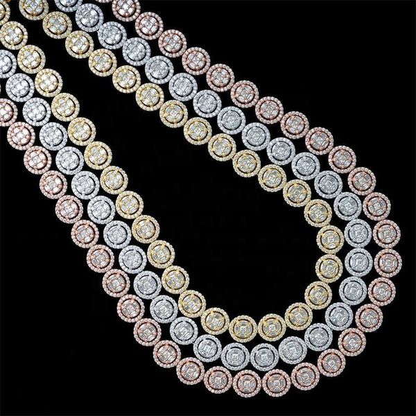 pass diamond tester vvs baguette cut iced out hip hop mossianite miami cuban link chain necklace, Silver
pass diamond tester vvs baguette cut iced out hip hop mossianite miami cuban link chain necklace, Silver