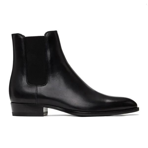 boots black chelsea for men genuine leather vintage ankle western business handmade bootie shaft botas de trabajo hombre 230818
boots black chelsea for men genuine leather vintage ankle western business handmade bootie shaft botas de trabajo hombre 230818