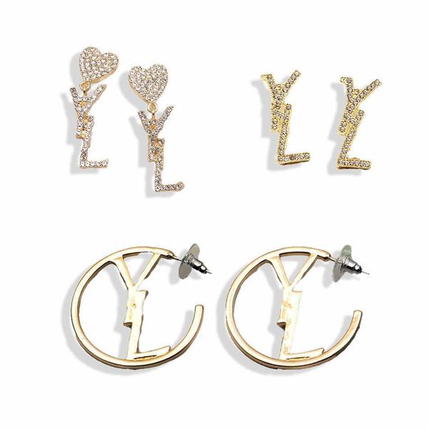 fashion womens brand designer letter earrings ear stud women elegance temperament simple ladies wedding party jewelry accessories er0086-er0, Golden;silver
fashion womens brand designer letter earrings ear stud women elegance temperament simple ladies wedding party jewelry accessories er0086-er0, Golden;silver