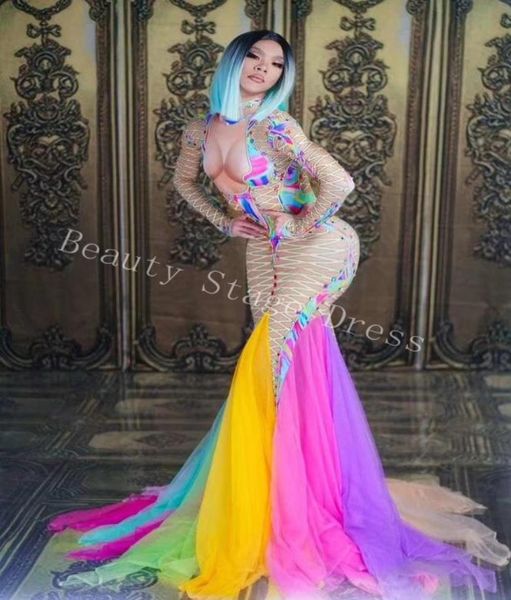 colorful mesh tail dress stage wear big stretch onepiece long dress singer evening performance dance dress1200620, Black;red
colorful mesh tail dress stage wear big stretch onepiece long dress singer evening performance dance dress1200620, Black;red