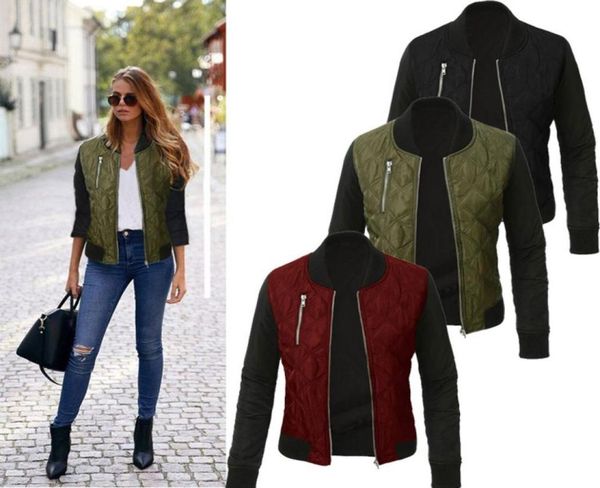 winter fashion solid color quilted jacket zipper jacket women54131936086660, Black;brown
winter fashion solid color quilted jacket zipper jacket women54131936086660, Black;brown