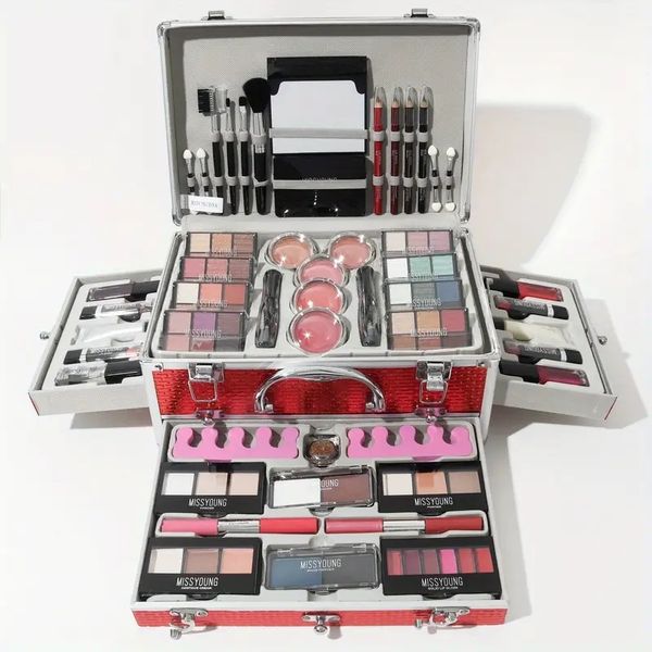 professional makeup set, 106pcs multi-functional full range makeup gift box, eyeshadow lipstick mascara lip liner cosmetic brush, makeup art
professional makeup set, 106pcs multi-functional full range makeup gift box, eyeshadow lipstick mascara lip liner cosmetic brush, makeup art