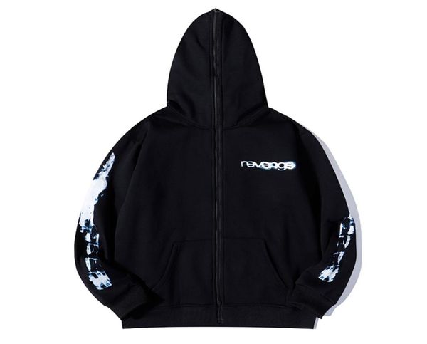 hip hop hoodie white print pullover men women 1 fleece outwear zipper coat8312311, Black
hip hop hoodie white print pullover men women 1 fleece outwear zipper coat8312311, Black