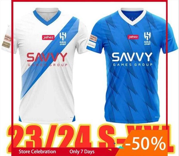 23 24 al hilal fc soccer jerseys neves sergej koulibaly silva men set kids kit uniform 2023 2024 football shiirt fans player version home aw, White;black
23 24 al hilal fc soccer jerseys neves sergej koulibaly silva men set kids kit uniform 2023 2024 football shiirt fans player version home aw, White;black