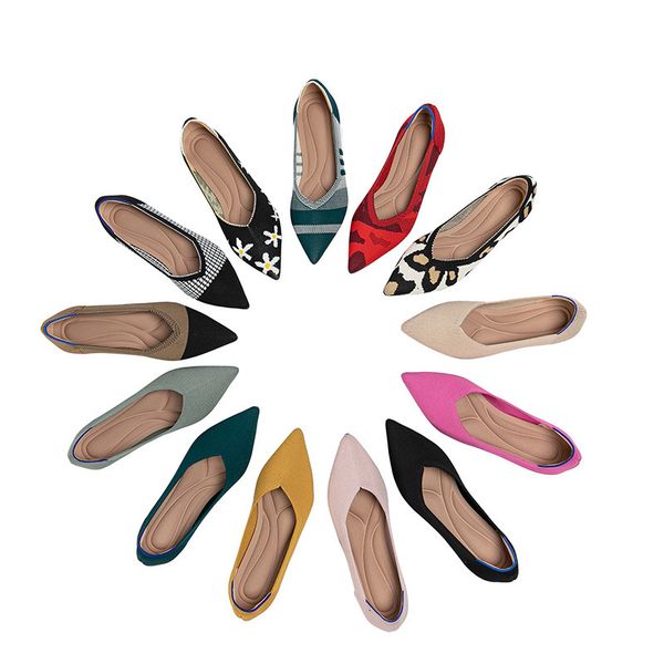 dress shoes spring and autumn flat shoes fashion leisure women's pointed knitting elastic comfortable boutique 230818, Black
dress shoes spring and autumn flat shoes fashion leisure women's pointed knitting elastic comfortable boutique 230818, Black