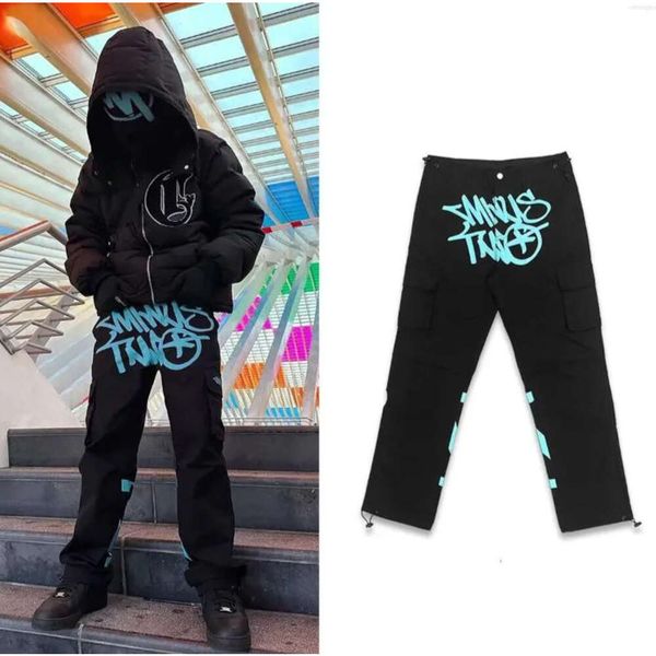 minus two cargo pantanlones baggy trouser men's pants haruku minustwo casual loose punk rock straight wide leg streetwear y2k pant retr, Black
minus two cargo pantanlones baggy trouser men's pants haruku minustwo casual loose punk rock straight wide leg streetwear y2k pant retr, Black