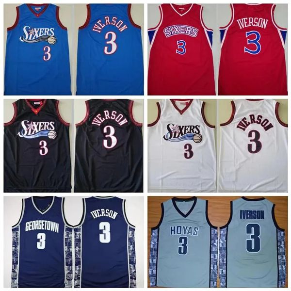 men's 76 ers retro jersey 3 allen iverson basketball jerseys mitchell ness mesh georgetown hoyas college university vintage college men, Black;red
men's 76 ers retro jersey 3 allen iverson basketball jerseys mitchell ness mesh georgetown hoyas college university vintage college men, Black;red