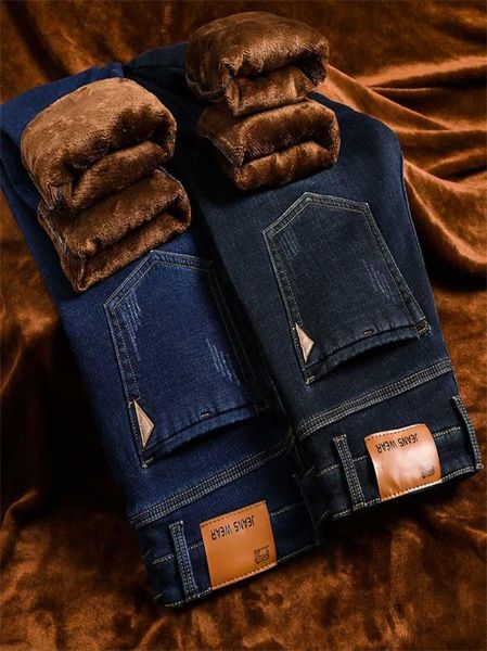 winter men039s warm slim fit jeans business fashion thicken denim trousers fleece stretch brand pants black blue 2201183136828
winter men039s warm slim fit jeans business fashion thicken denim trousers fleece stretch brand pants black blue 2201183136828