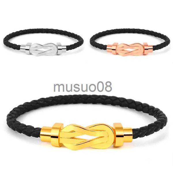 bangle stainless steel freds bracelet chance infinite buckle leather bracelet magnetic buckle men bracelet fashion couple bracelet gift j230, Black
bangle stainless steel freds bracelet chance infinite buckle leather bracelet magnetic buckle men bracelet fashion couple bracelet gift j230, Black