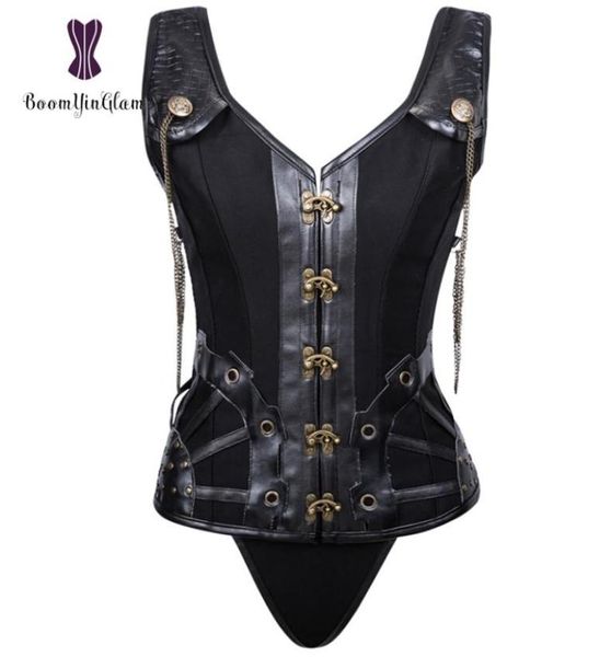 shoulder straps women039s faux leather corset bustier clubwear costumes gothic stampunk corsets with chain 8371887552, Black;white
shoulder straps women039s faux leather corset bustier clubwear costumes gothic stampunk corsets with chain 8371887552, Black;white