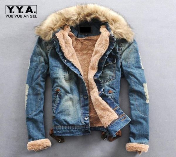 s4xl men jacket winter coats new brand clothing fur collar denim jacket fashion slim mens jeans thick warm outwear male cowboy c12401883, Black;brown
s4xl men jacket winter coats new brand clothing fur collar denim jacket fashion slim mens jeans thick warm outwear male cowboy c12401883, Black;brown
