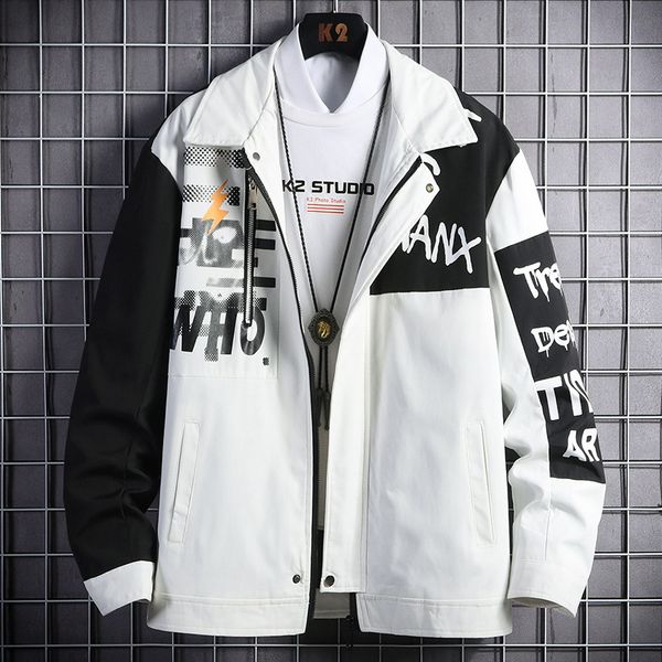 men's jackets 2023 hip hop spring mens casual cargo windbreaker autumn loose thin zipper coats korea youth streetwear clothes 230818, Black;brown 
men's jackets 2023 hip hop spring mens casual cargo windbreaker autumn loose thin zipper coats korea youth streetwear clothes 230818, Black;brown