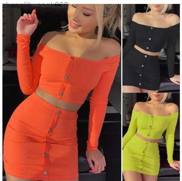 women off shoulder long sleeve mini bodycon dress suit outfits strapless crop short skirt party matching sets, White;black
women off shoulder long sleeve mini bodycon dress suit outfits strapless crop short skirt party matching sets, White;black