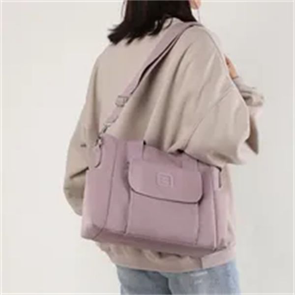 2023 classic shoulder bag large capacity nylon handbag waterproof casual handle women's travel handbag mother bag a3, Black
2023 classic shoulder bag large capacity nylon handbag waterproof casual handle women's travel handbag mother bag a3, Black