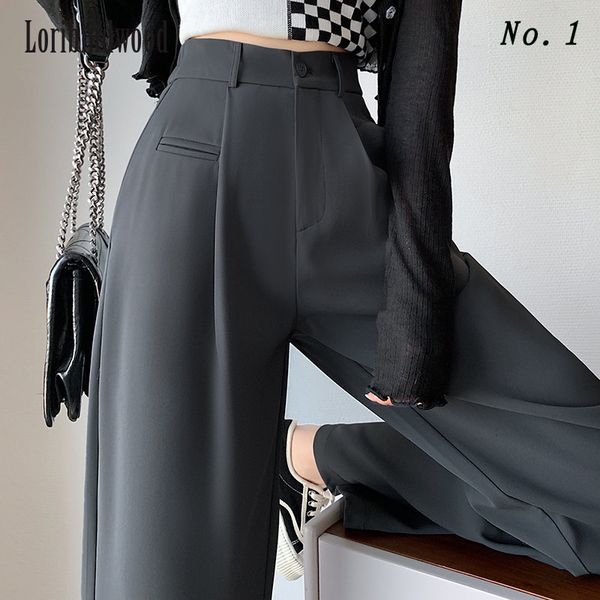 women's pants s suit for women spring and autumn 2023 high waist drooping wideleg loose slimming n version mop trousers 230818, Black;white
women's pants s suit for women spring and autumn 2023 high waist drooping wideleg loose slimming n version mop trousers 230818, Black;white