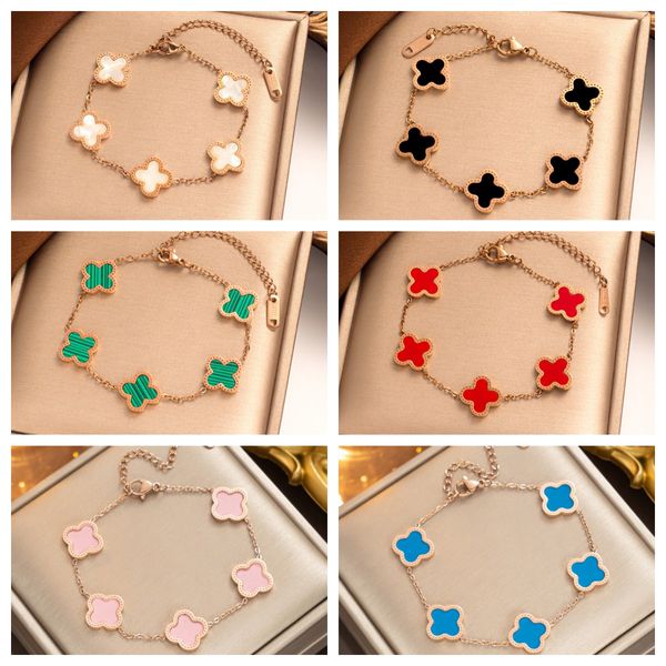 18k gold plated classic fashion charm bracelet four-leaf clover designer jewelry mother-of-pearl bracelets for women and men no box, Golden;silver
18k gold plated classic fashion charm bracelet four-leaf clover designer jewelry mother-of-pearl bracelets for women and men no box, Golden;silver