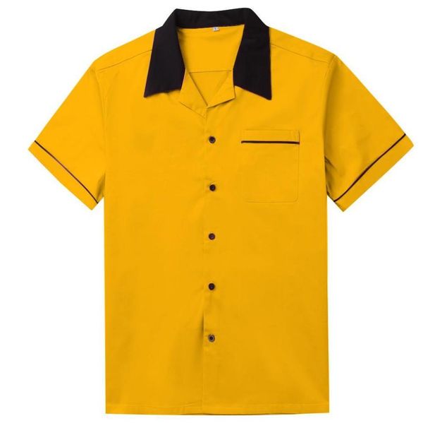 white bowling shirt short sleeve classic retro shirt st117y yellow red cotton midcentury inspired style men shirts4971497, White;black
white bowling shirt short sleeve classic retro shirt st117y yellow red cotton midcentury inspired style men shirts4971497, White;black