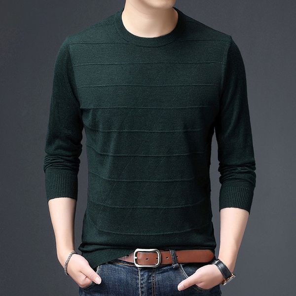 men's tracksuits browon 2023 autumn winter o neck sweaters men long sleeved solid color elastic striped pullovers casual office clothin, Gray
men's tracksuits browon 2023 autumn winter o neck sweaters men long sleeved solid color elastic striped pullovers casual office clothin, Gray