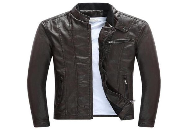 spring autumn mens pu leather jackets stand collar coats male motorcycle slim outerwear mens clothing1369238, Black;brown
spring autumn mens pu leather jackets stand collar coats male motorcycle slim outerwear mens clothing1369238, Black;brown