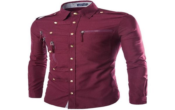 new mens shirt jacket coats spring autumn domineering slim longsleeved lapel blouse complex multibutton metal decorative coat5193829, White;black
new mens shirt jacket coats spring autumn domineering slim longsleeved lapel blouse complex multibutton metal decorative coat5193829, White;black