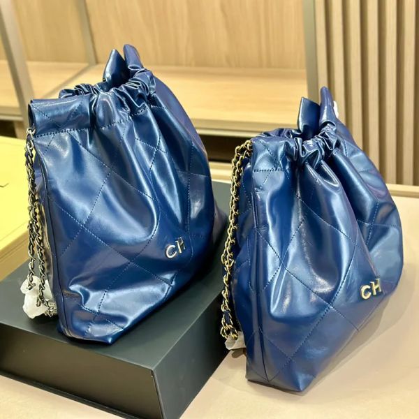 designer women's shoulder bag 22bag drawstring shopping bag metal woven chain crossbody bag leather diamond pattern gold and silver har
designer women's shoulder bag 22bag drawstring shopping bag metal woven chain crossbody bag leather diamond pattern gold and silver har