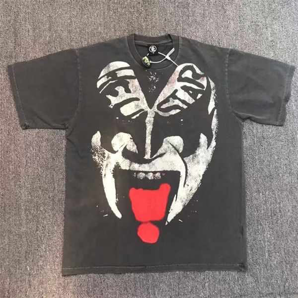 men's tshirts hellstar large short sleeve high street retro made wash letter print and women's t 230818, White;black
men's tshirts hellstar large short sleeve high street retro made wash letter print and women's t 230818, White;black