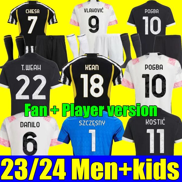 new 23 24 men kids kit occer jerseys vlahovic milik 2023 2024 home pogba chiesa bonucci danilo locatelli fagioli rabiot football shirts kit, Black;yellow
new 23 24 men kids kit occer jerseys vlahovic milik 2023 2024 home pogba chiesa bonucci danilo locatelli fagioli rabiot football shirts kit, Black;yellow