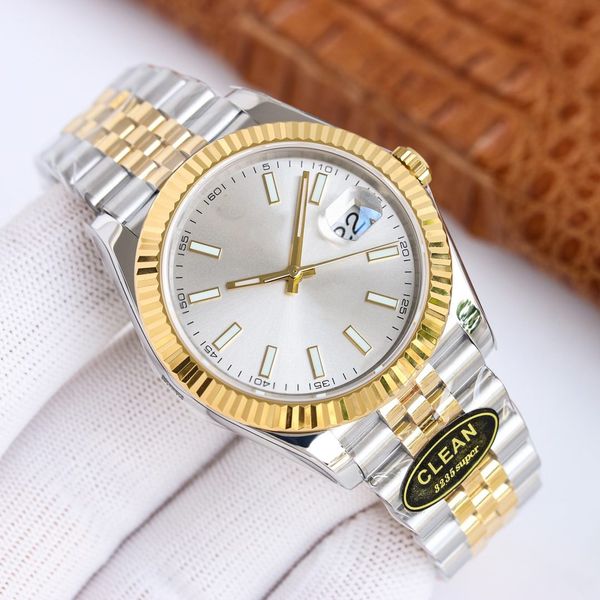 clean factory watch v11 luxury mens watches gold mixed silver 126331 datejust eta3235 mechanical movement waterproof watch 904l original cla, Slivery;brown
clean factory watch v11 luxury mens watches gold mixed silver 126331 datejust eta3235 mechanical movement waterproof watch 904l original cla, Slivery;brown