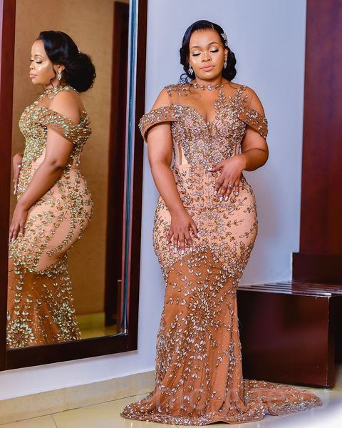 2023 august aso ebi gold mermaid prom dress beaded crystals luxurious evening formal party second reception birthday engagement gowns dresse, Black
2023 august aso ebi gold mermaid prom dress beaded crystals luxurious evening formal party second reception birthday engagement gowns dresse, Black
