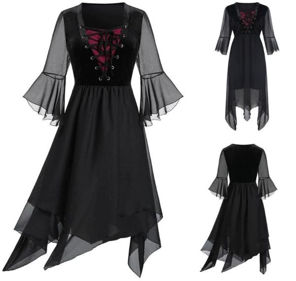 party dresses women evening black 2021 plus size sheer mesh layered lace up handkerchief gothic dress drop g7 casual3531506, Black;gray
party dresses women evening black 2021 plus size sheer mesh layered lace up handkerchief gothic dress drop g7 casual3531506, Black;gray