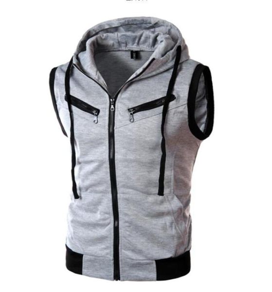 men039s hooded vest spring and summer hooded sleeveless slim vest wine red gray zipper open vest jacket6932207, Black;white
men039s hooded vest spring and summer hooded sleeveless slim vest wine red gray zipper open vest jacket6932207, Black;white