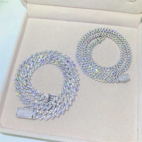 bling fine hip pop iced out lab diamonds moissanite miami cuban link chain necklace piercing jewelry, Silver
bling fine hip pop iced out lab diamonds moissanite miami cuban link chain necklace piercing jewelry, Silver