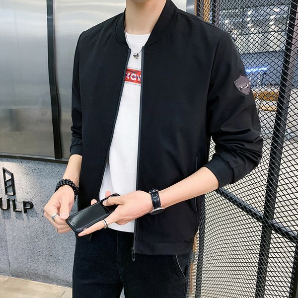 men's jackets 2023 spring autumn arrival baseball casual solid fashion slim bomber jacket men overcoat plus size 230818, Black;brown
men's jackets 2023 spring autumn arrival baseball casual solid fashion slim bomber jacket men overcoat plus size 230818, Black;brown
