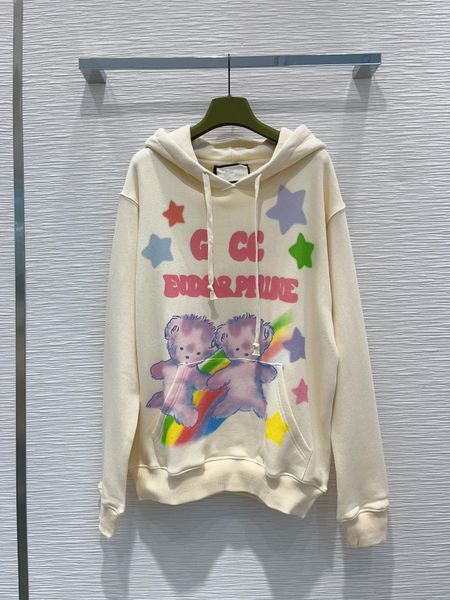 women's gu hoodies fashion classic high-quality designer women sweatshirts bear printed casual loose hooded fleece sweater clothing hig, Black
women's gu hoodies fashion classic high-quality designer women sweatshirts bear printed casual loose hooded fleece sweater clothing hig, Black