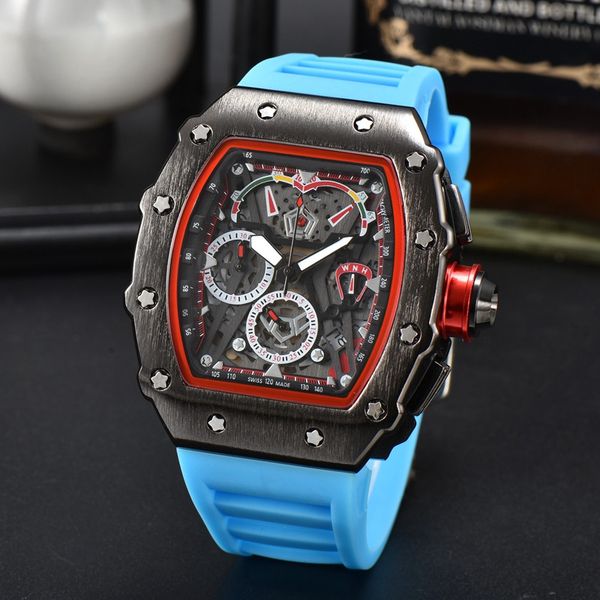 richar wrist watch for men 2023 mens watches five needles all dial work quartz watch luxury brand chronograph clock rubber belt fashion tonn, Slivery;golden
richar wrist watch for men 2023 mens watches five needles all dial work quartz watch luxury brand chronograph clock rubber belt fashion tonn, Slivery;golden