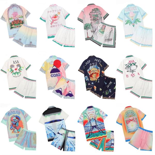new style casablanca ss23 shirt designer shirt men's shirt fashion letter silk bowling shirt casual shirt men's slim short sleeve, White;black
new style casablanca ss23 shirt designer shirt men's shirt fashion letter silk bowling shirt casual shirt men's slim short sleeve, White;black