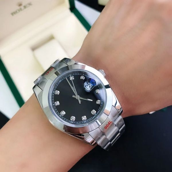luxury men's automatic watch size 41mm automatic watch mechanical sapphire mirror waterproof watch diary series montre de lu, Slivery;brown
luxury men's automatic watch size 41mm automatic watch mechanical sapphire mirror waterproof watch diary series montre de lu, Slivery;brown