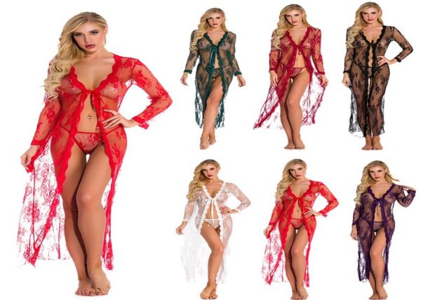 long sleeves openfront dress robe lingerie for women long lace and mesh dress sheer gown see through kimono robe plus s4xl 1505034, Black;red
long sleeves openfront dress robe lingerie for women long lace and mesh dress sheer gown see through kimono robe plus s4xl 1505034, Black;red