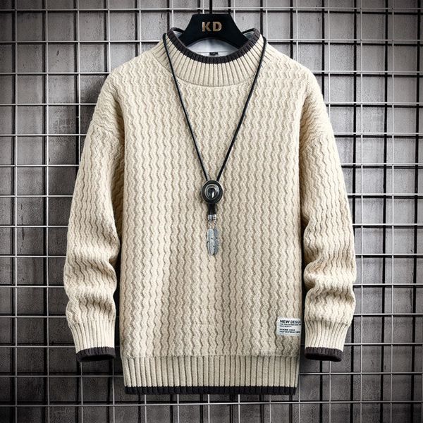 men's tracksuits green sweater men fashion clothing knitted sweaters korean streetwear warm jumpers pullover sweatshirt 230818, Gray
men's tracksuits green sweater men fashion clothing knitted sweaters korean streetwear warm jumpers pullover sweatshirt 230818, Gray