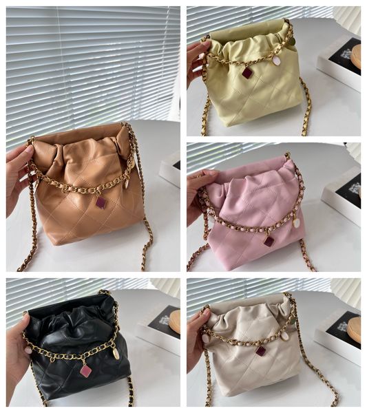 fashion 23p womens gem coin blessing bucket bags with lucky charms bracelet chain totes hardware chain crossbody shoulder back little pouch
fashion 23p womens gem coin blessing bucket bags with lucky charms bracelet chain totes hardware chain crossbody shoulder back little pouch