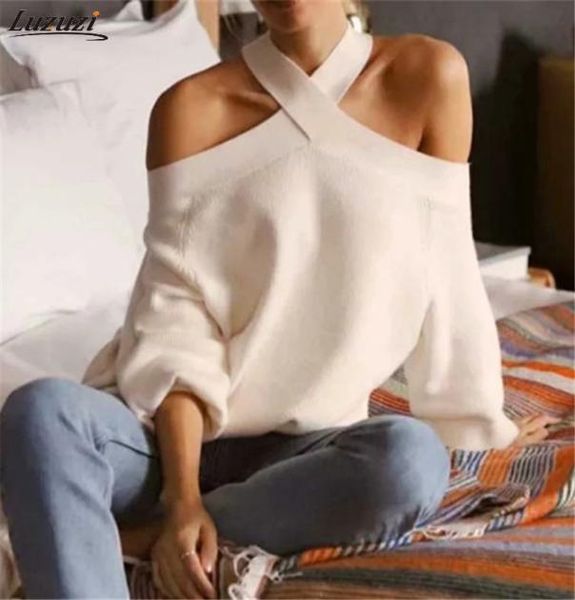 luzuzi halter cold shoulder knitted sweater women spring casual pullover jumpers sweater elegant pull femmel sweaters 20201322583, White;black
luzuzi halter cold shoulder knitted sweater women spring casual pullover jumpers sweater elegant pull femmel sweaters 20201322583, White;black