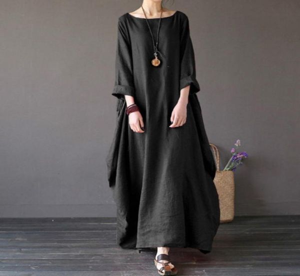 women dress 5xl original vintage loose cotton linen dress for female summer long gown robe dresses plus size large size dresses6119412, Black;gray
women dress 5xl original vintage loose cotton linen dress for female summer long gown robe dresses plus size large size dresses6119412, Black;gray