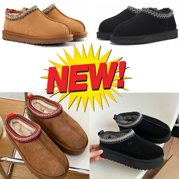 2023 tasman slippers chesut fur slides sheepskin shearling tazz slides mules women men ultra mini platform boot slip-on shoes suede upper co, Black
2023 tasman slippers chesut fur slides sheepskin shearling tazz slides mules women men ultra mini platform boot slip-on shoes suede upper co, Black