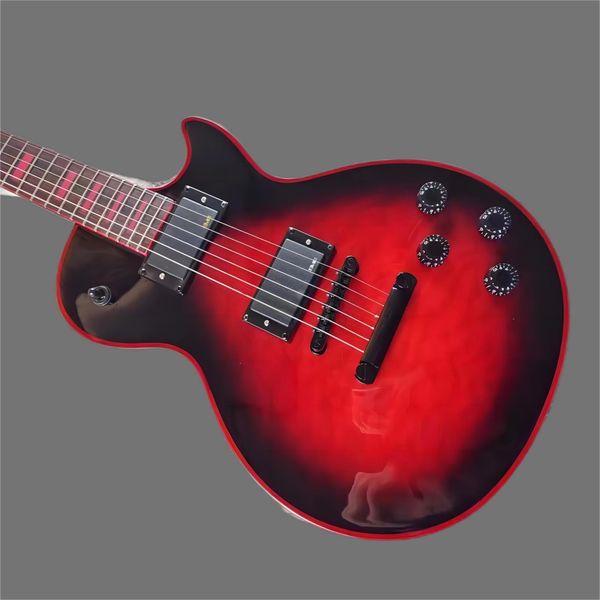 promotion quilted maple crimson red window burst electric guitar ebony fingerboard, red binding, red inlay, spider serial number
promotion quilted maple crimson red window burst electric guitar ebony fingerboard, red binding, red inlay, spider serial number