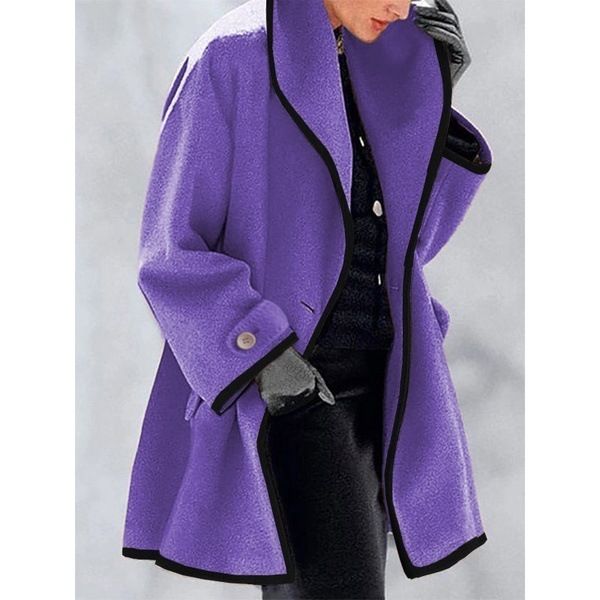 womens wool blends fashion ladies casual long windbreaker autumnwinter loose sleeve hooded woolen coat 230818, Black
womens wool blends fashion ladies casual long windbreaker autumnwinter loose sleeve hooded woolen coat 230818, Black