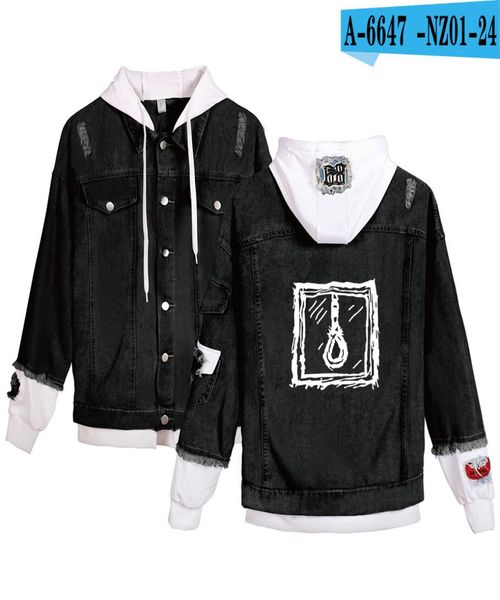 rap lil peep lilpeep denim bomber jacket men casual slim patchwork windbreaker hooded jacket male outwear zipper coat brand clothi3009671, Black;brown
rap lil peep lilpeep denim bomber jacket men casual slim patchwork windbreaker hooded jacket male outwear zipper coat brand clothi3009671, Black;brown