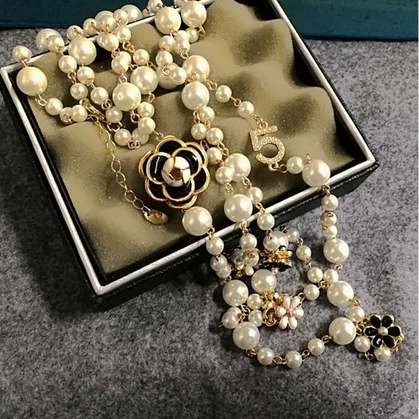 mimiyagu long simulated pearl necklace for women no.5 double layer pendant party 220218, Silver
mimiyagu long simulated pearl necklace for women no.5 double layer pendant party 220218, Silver